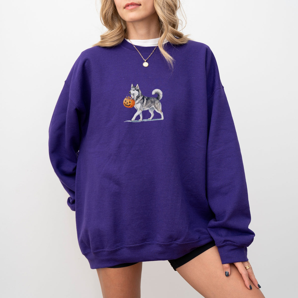 Husky Halloween Sweatshirt