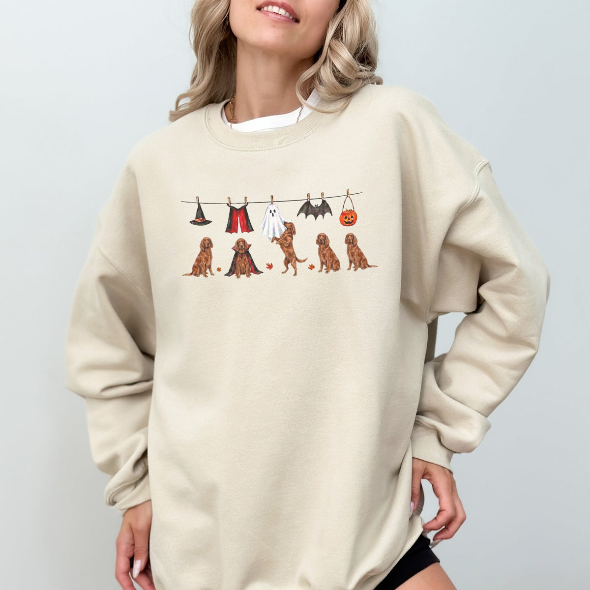 Irish setter Halloween Sweatshirt
