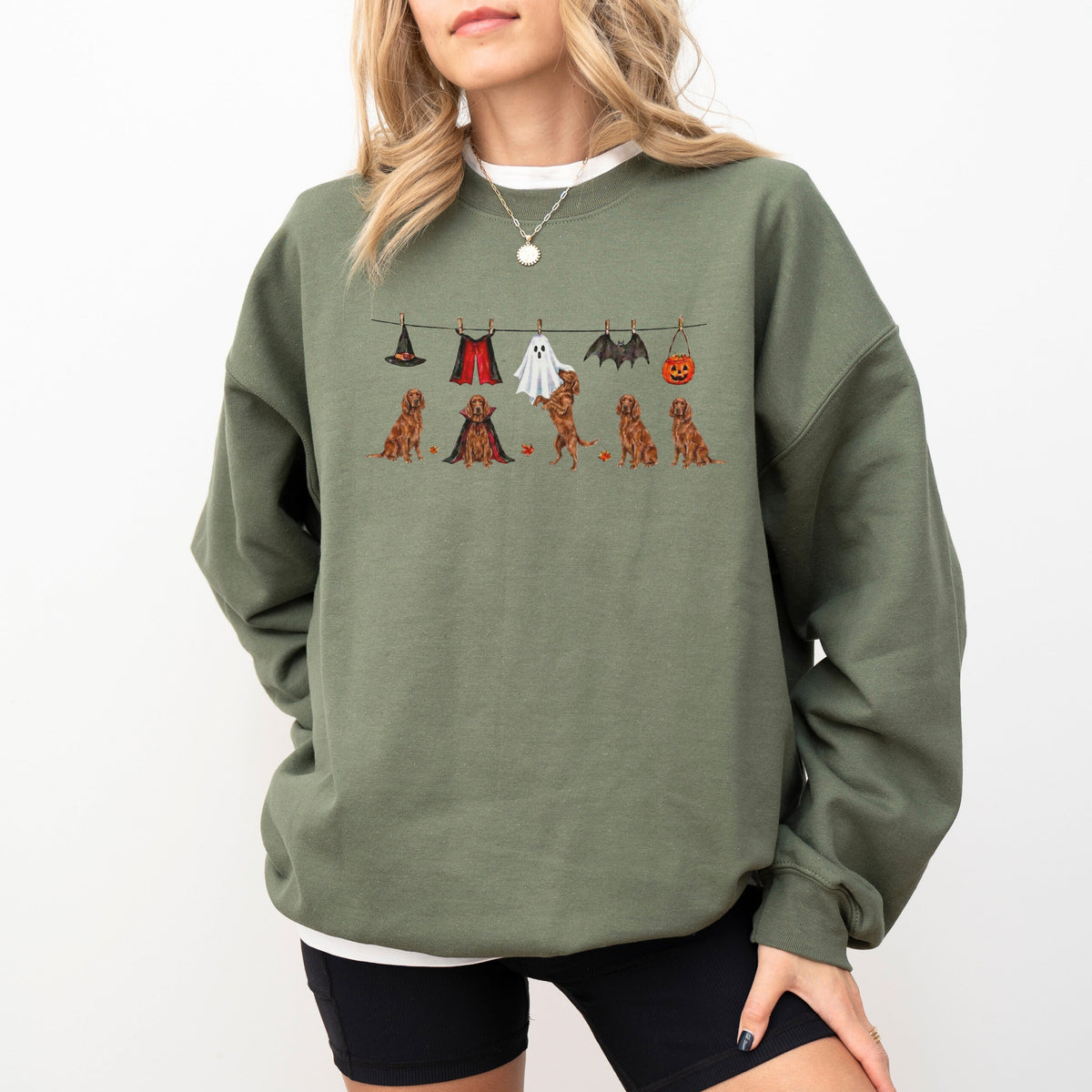 Irish setter Halloween Sweatshirt