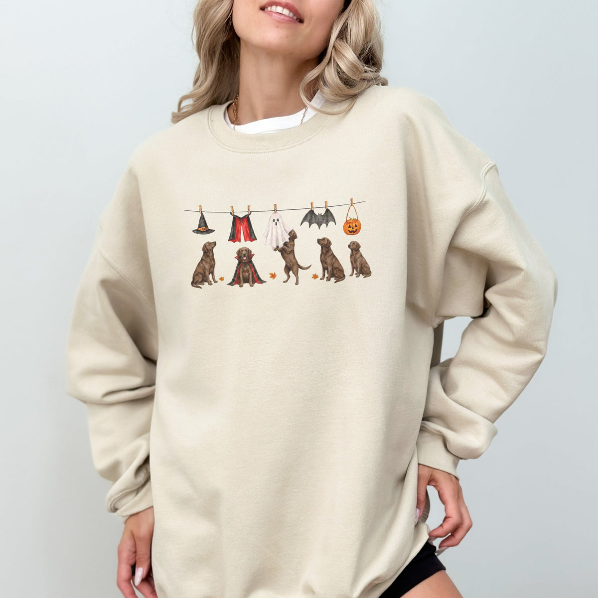 Labrador Chocolate Halloween Sweatshirt