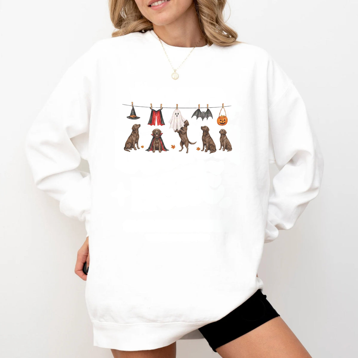 Labrador Chocolate Halloween Sweatshirt