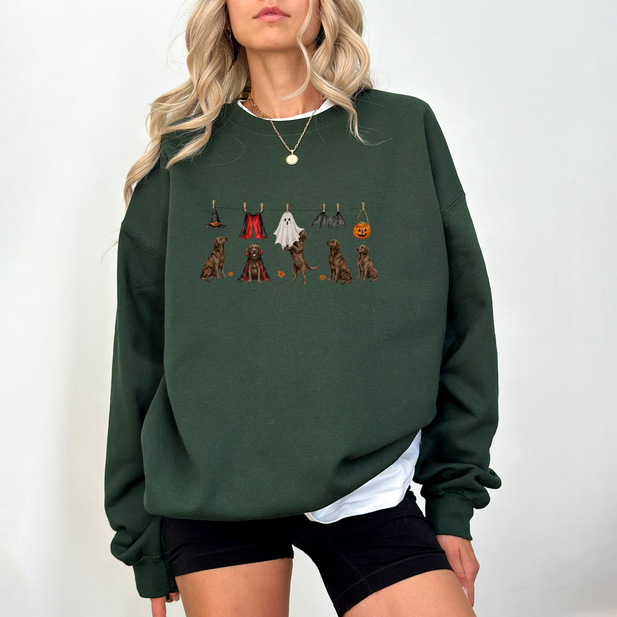 Labrador Chocolate Halloween Sweatshirt