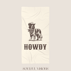 Howdy Large Munsterlander Beach Towel