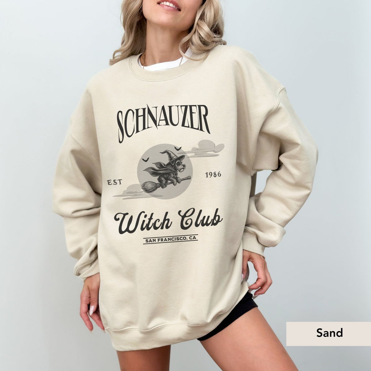 Miniature Schnauzer Witch Club Sweatshirt