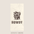 Howdy Persian Cat Beach Towel