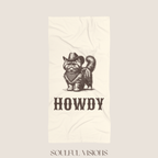 Howdy Persian Cat Beach Towel