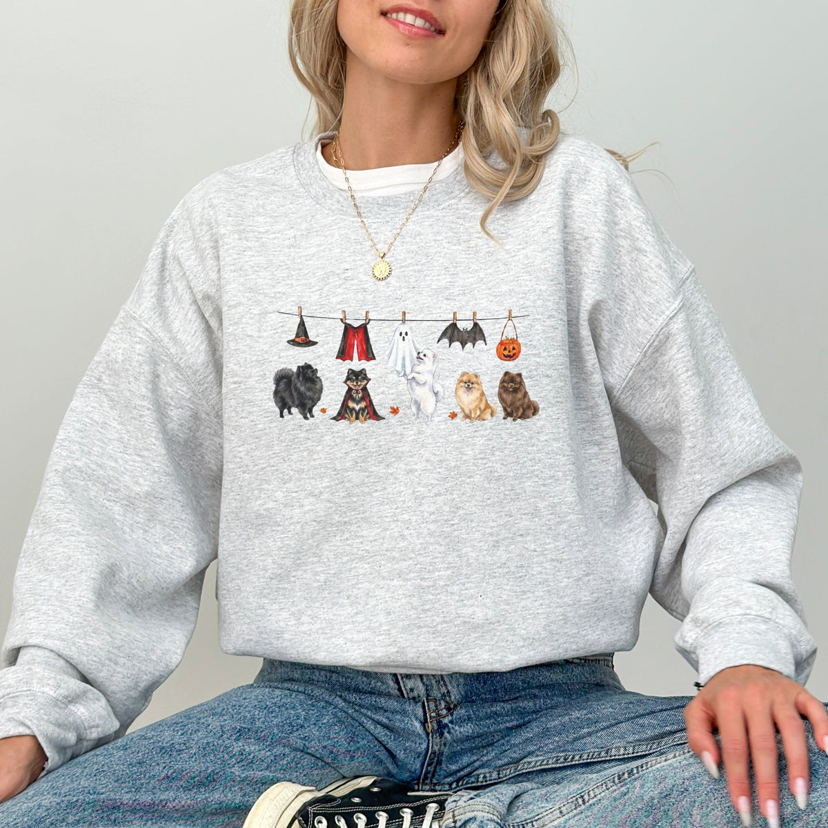 Pomeranian Halloween Sweatshirt