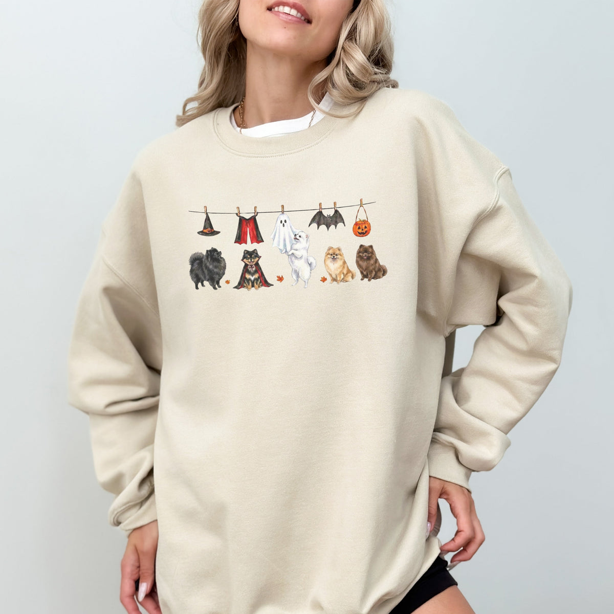 Pomeranian Halloween Sweatshirt