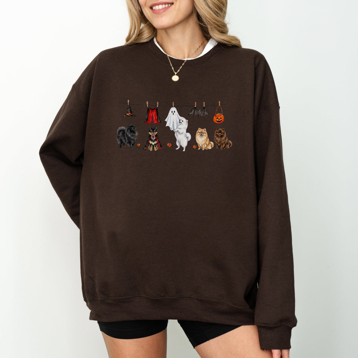Pomeranian Halloween Sweatshirt