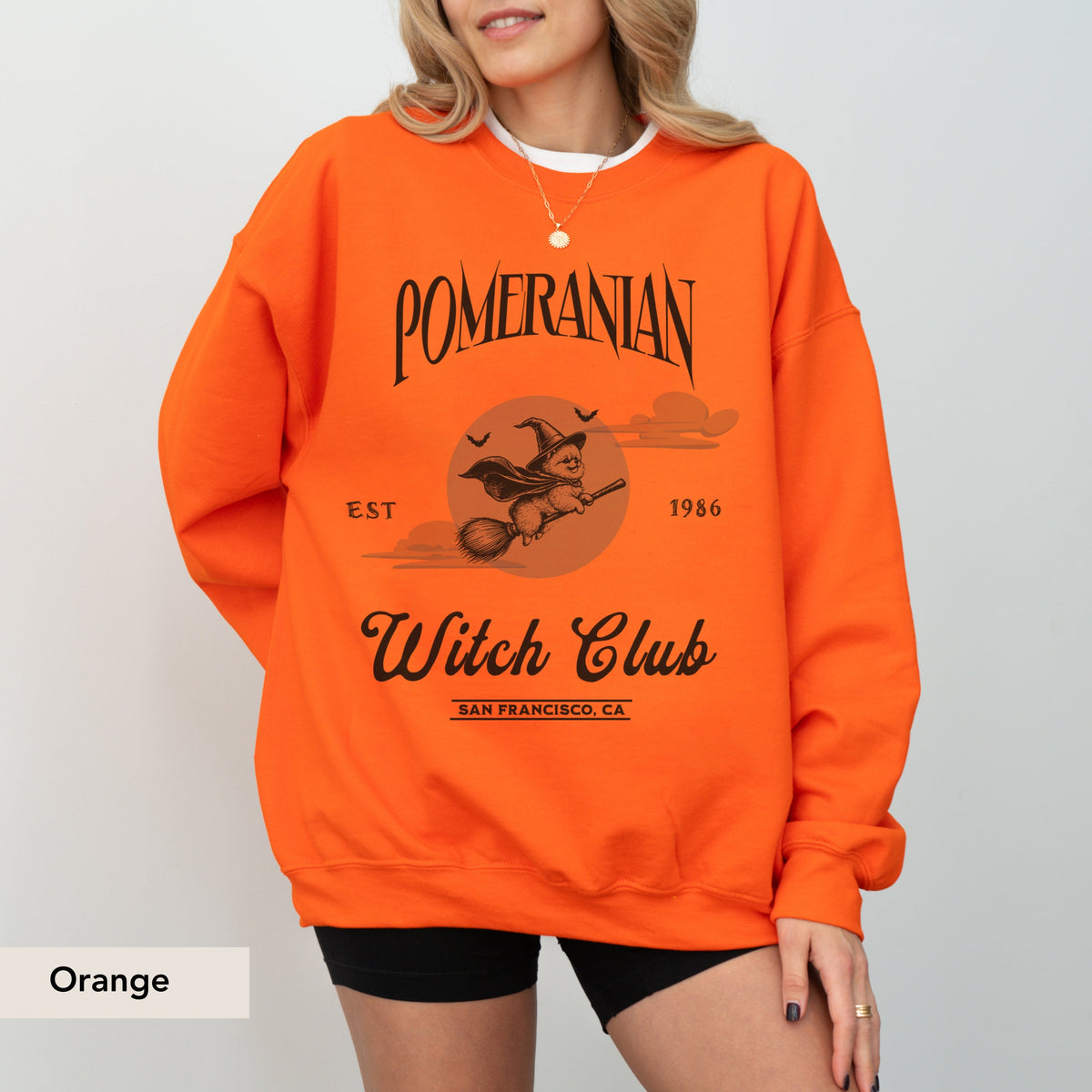 Pomeranian Witch Club Sweatshirt