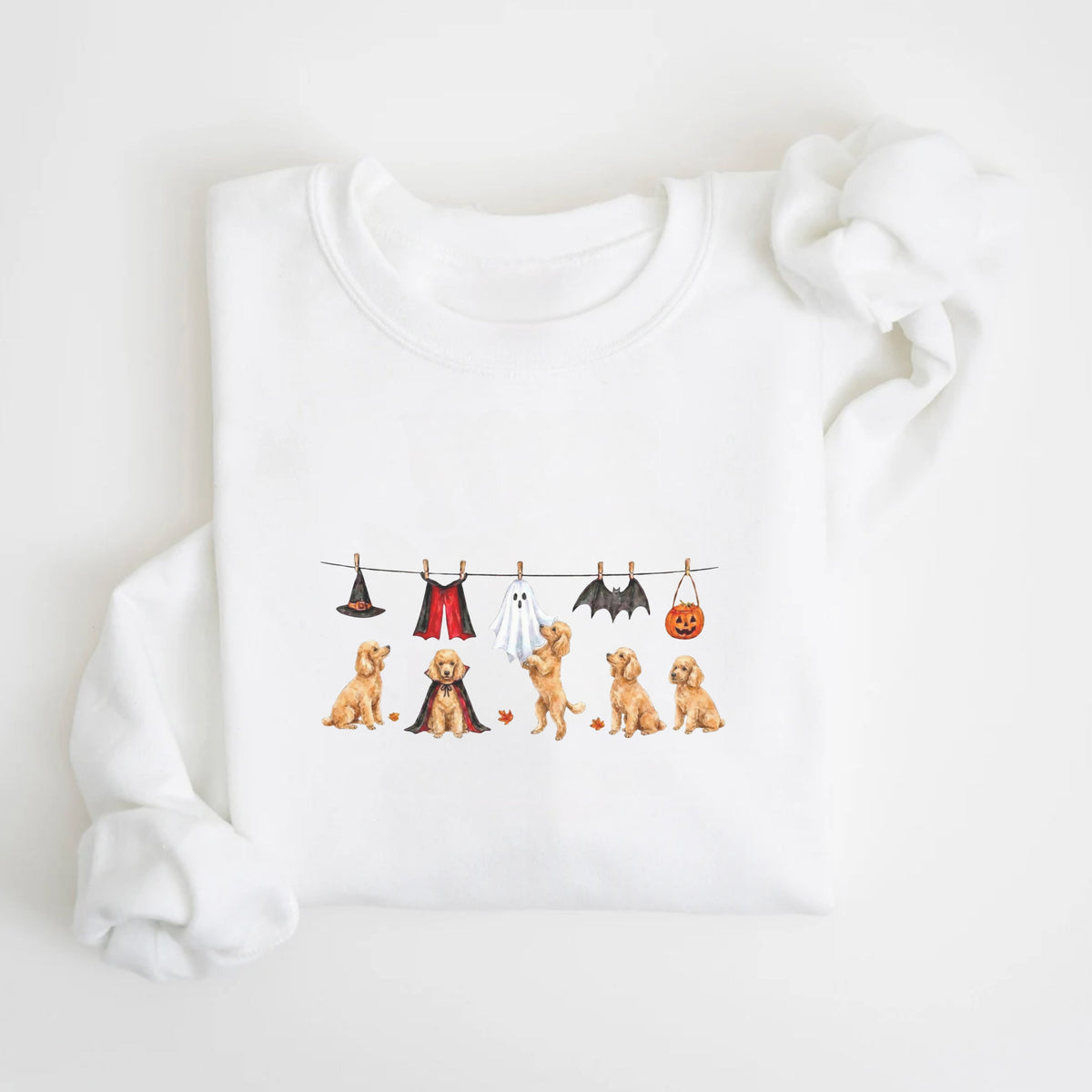 Poodle Apricot Halloween Sweatshirt