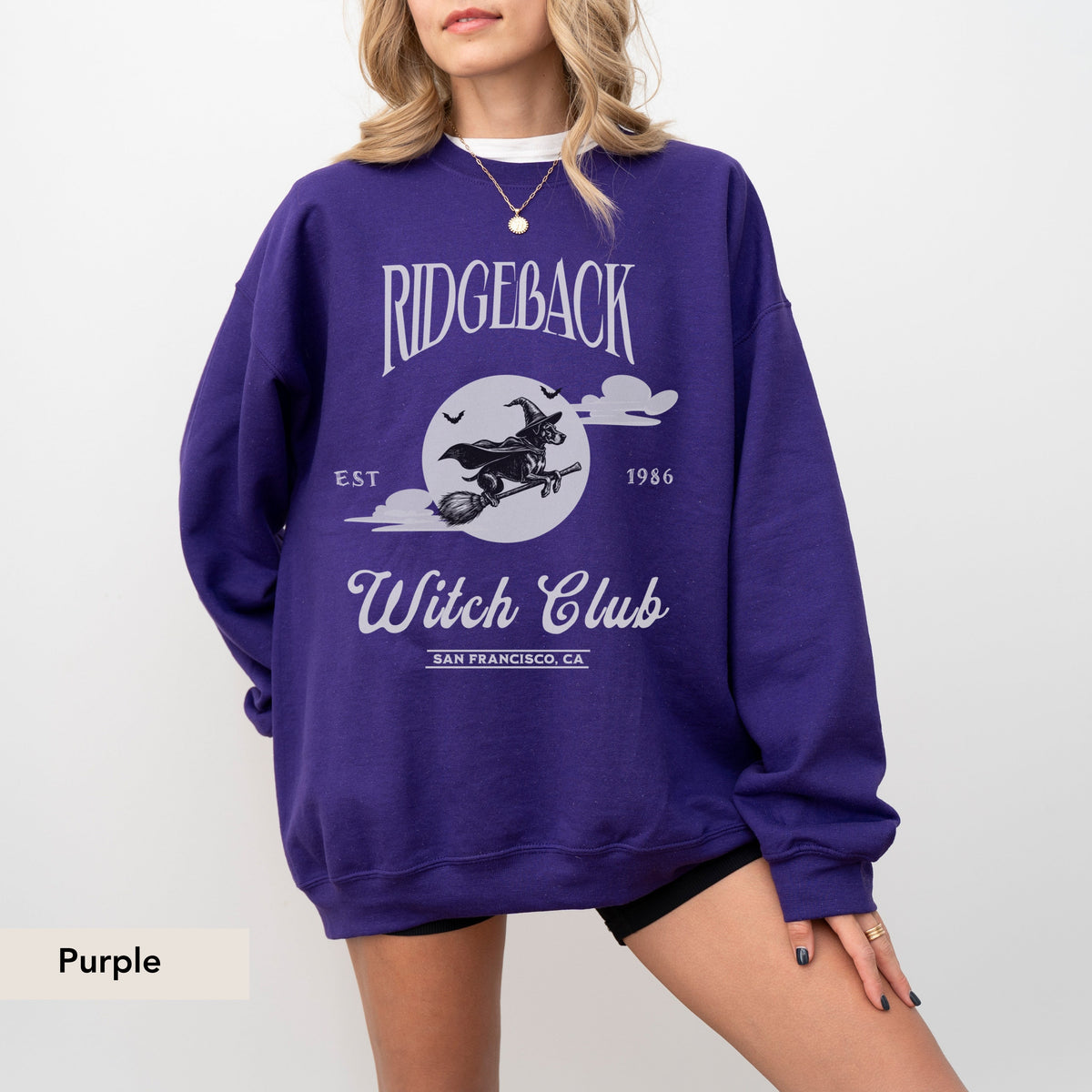 Rhodesian Ridgeback Witch Club Sweatshirt