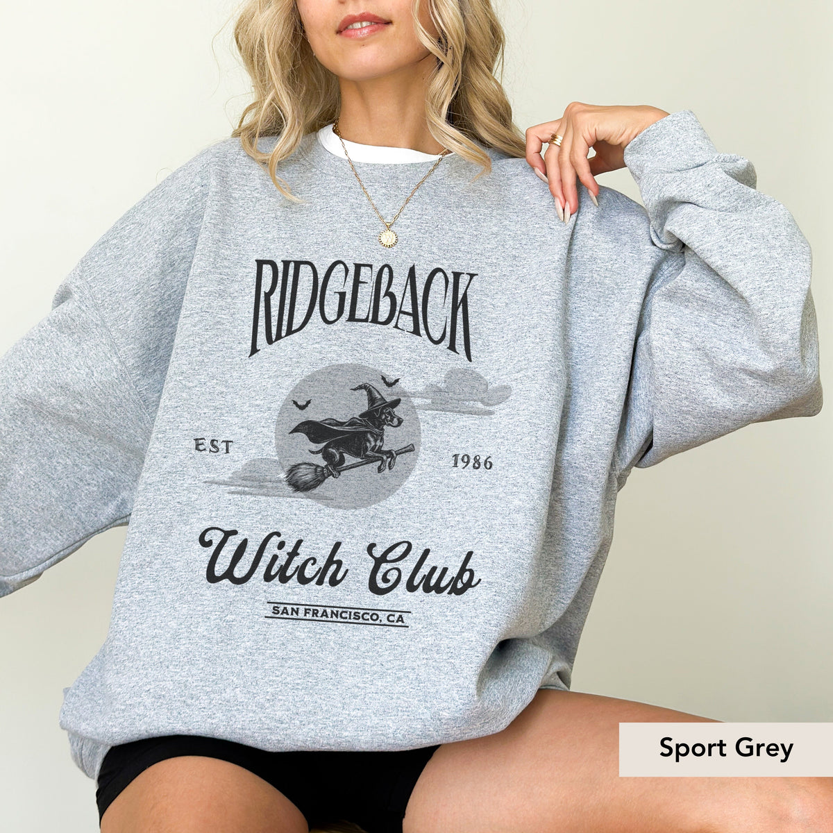Rhodesian Ridgeback Witch Club Sweatshirt