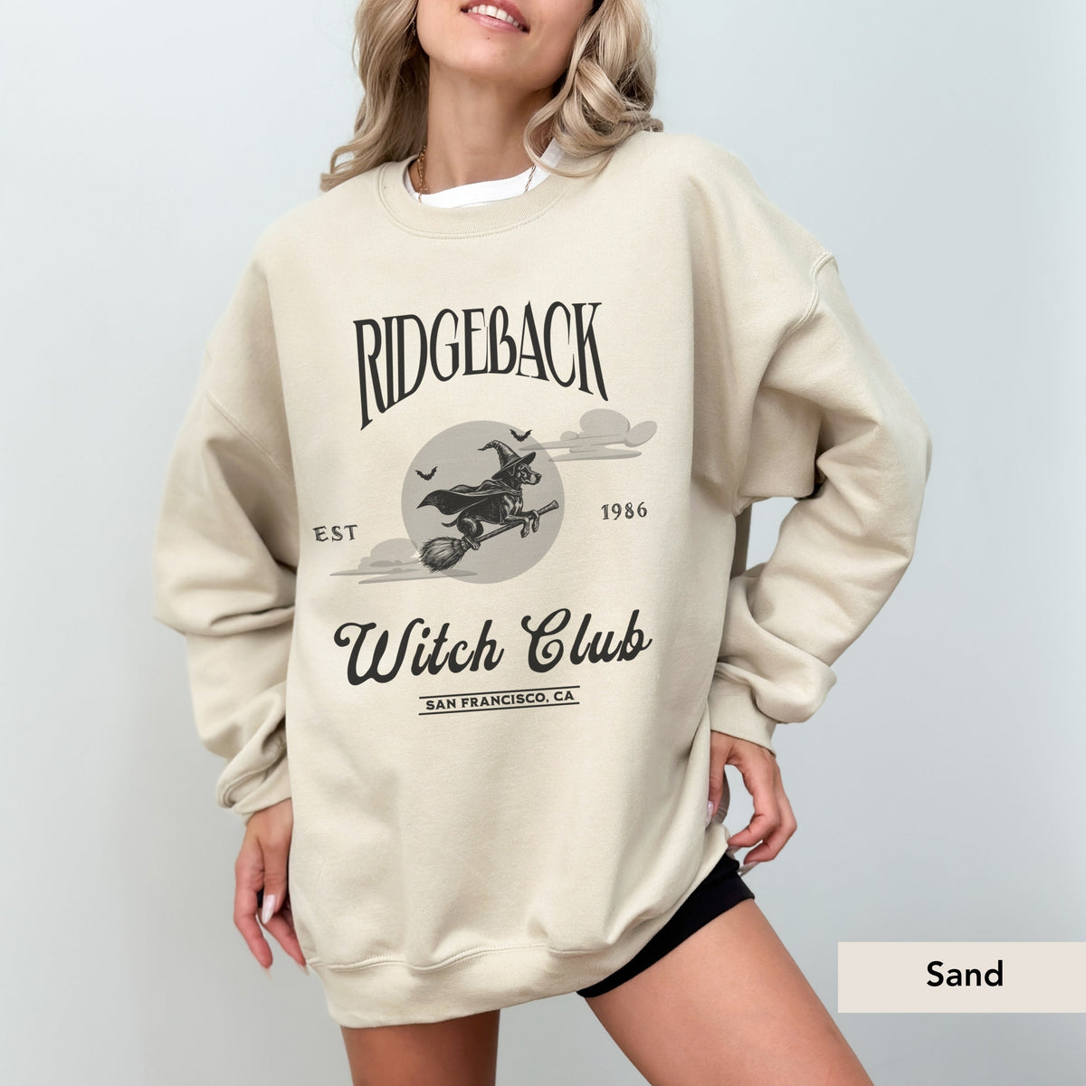 Rhodesian Ridgeback Witch Club Sweatshirt