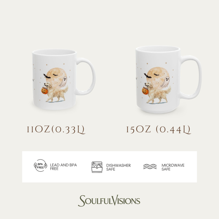 Custom Springer Spaniel Halloween mug