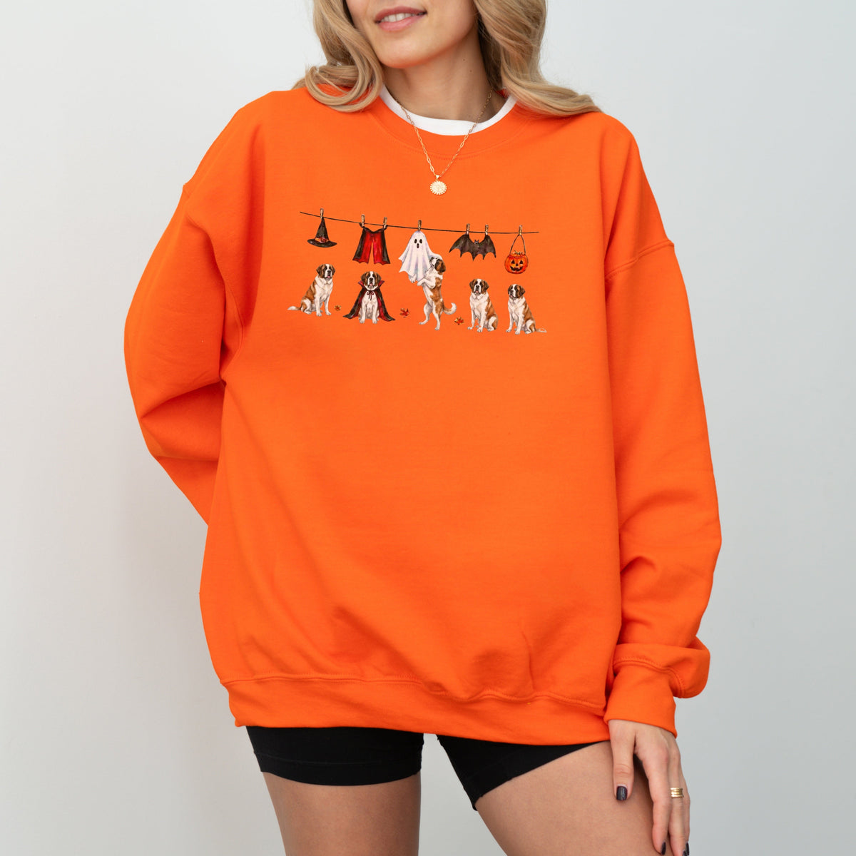 Saint Bernard Halloween Sweatshirt