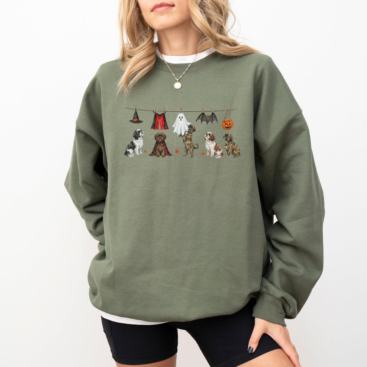 Shih Tzu Halloween Sweatshirt