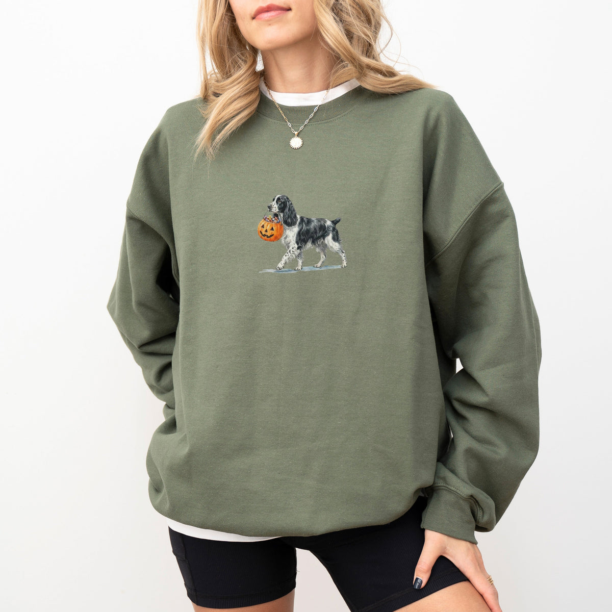 Springer Spaniel Halloween Sweatshirt