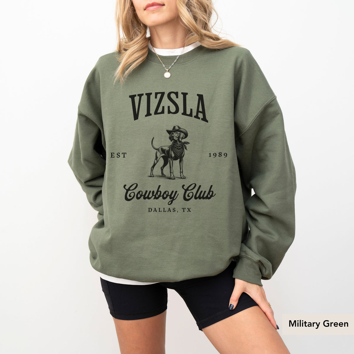 Vizsla Cowboy Club Sweatshirt