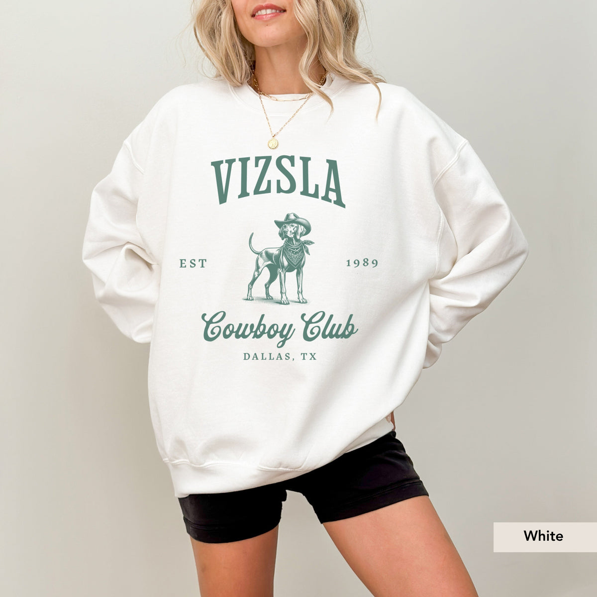 Vizsla Cowboy Club Sweatshirt