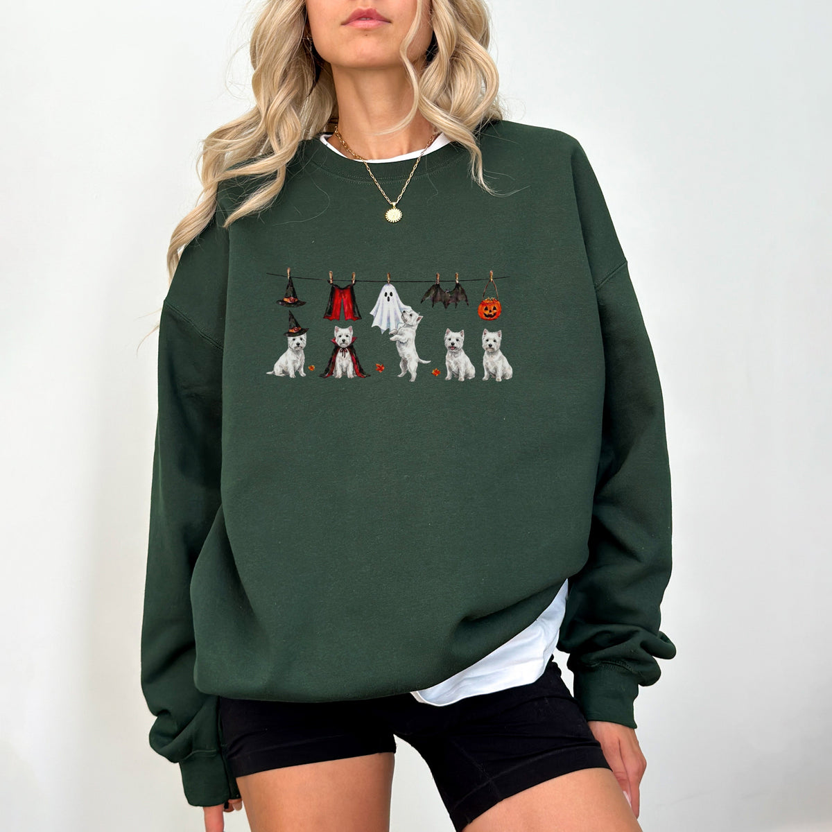 West Highland terrier Halloween Sweatshirt