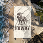 Howdy Australian Cattle Beach Towel