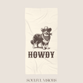 Howdy Australian Shepherd Beach Towel
