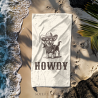 Howdy Chihuahua Beach Towel