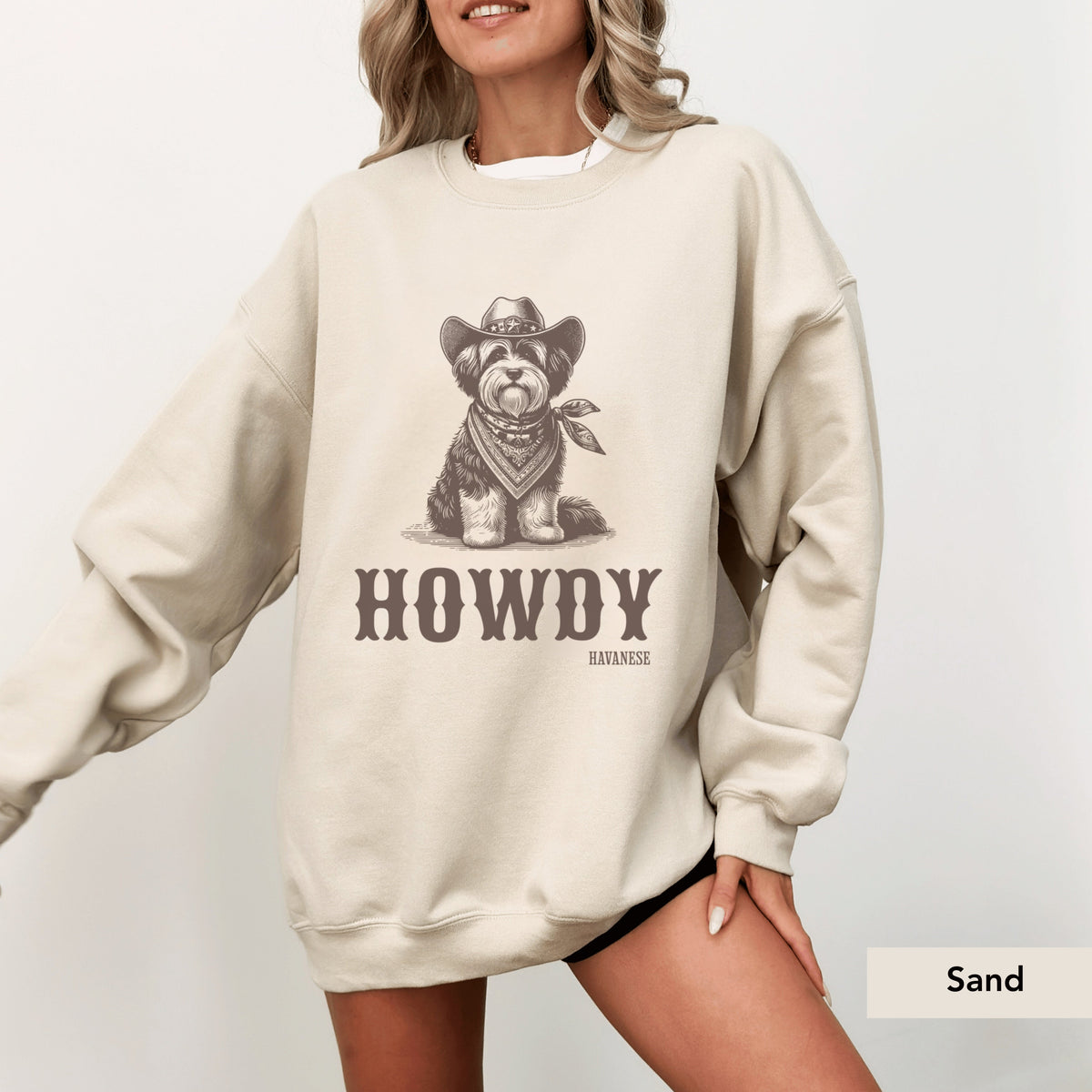 Howdy Havanese Sweatshirt