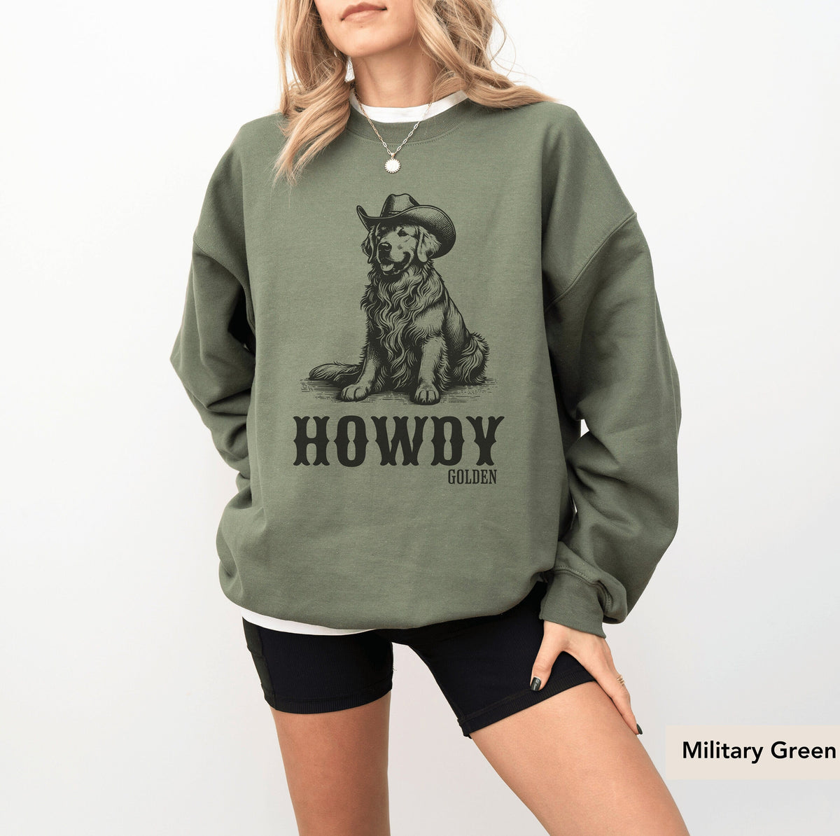 Golden retriever Howdy Sweatshirt, Golden retriever, Golden Mom, Golden Retriever gift, Golden Retriever Shirt, Golden Retriever Sweatshirt
