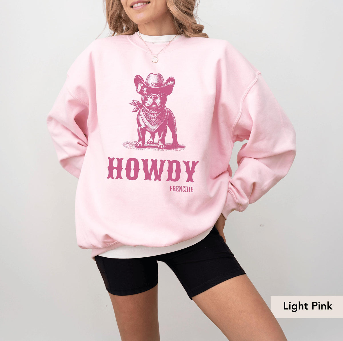 Howdy French Bulldog Sweatshirt, French Bulldog shirt, Frenchie mom, French Bulldog, French Bulldog gift, Frenchie, Cowboy Dog, frenchie