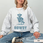 German Shepherd Howdy Cowboy Sweatshirt, German Shepherd shirt, German Shepherd, German Shepherd Gift, Dog Cowboy, Shepherd shirt