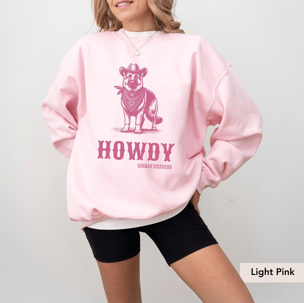 German Shepherd Howdy Cowboy Sweatshirt, German Shepherd shirt, German Shepherd, German Shepherd Gift, Dog Cowboy, Shepherd shirt