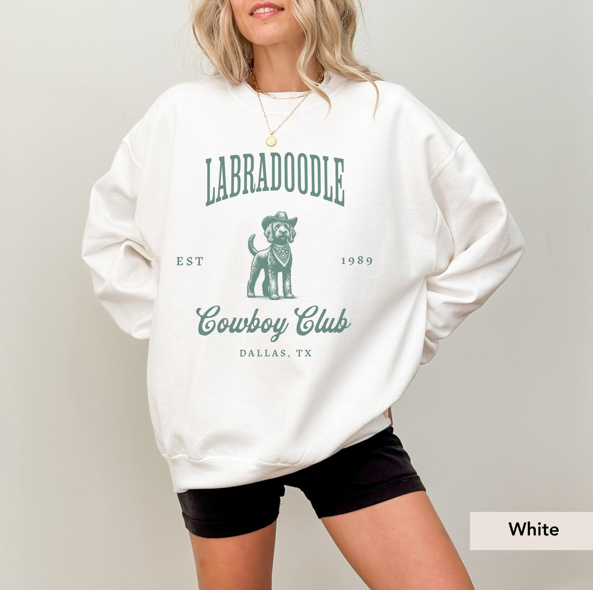 Howdy Labradoodle cowboy sweatshirt, Labradoodle, Labradoodle sweatshirt, Labradoodle gift, Labradoodle mom, Labradoodle shirt, Dog cowboy