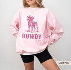 Howdy German Shorthaired Pointer Cowboy Sweatshirt, GSP Shirt, German Shorthaired Pointer Gifts, GSP, Dog Cowboy Shirt, GSP Gifts, pointer