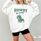 Howdy Dachshund Long Haired St patrick Sweatshirt, Dachshund Shirt, doxie, dachshund mom, dachshund gift, Dachshund Saint Patrick Day