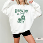 Howdy Basset Hound Saint Patrick Sweatshirt, Basset Hound Shirt, Basset hound Dog, Basset hound gifts, Basset Hound St Patrick