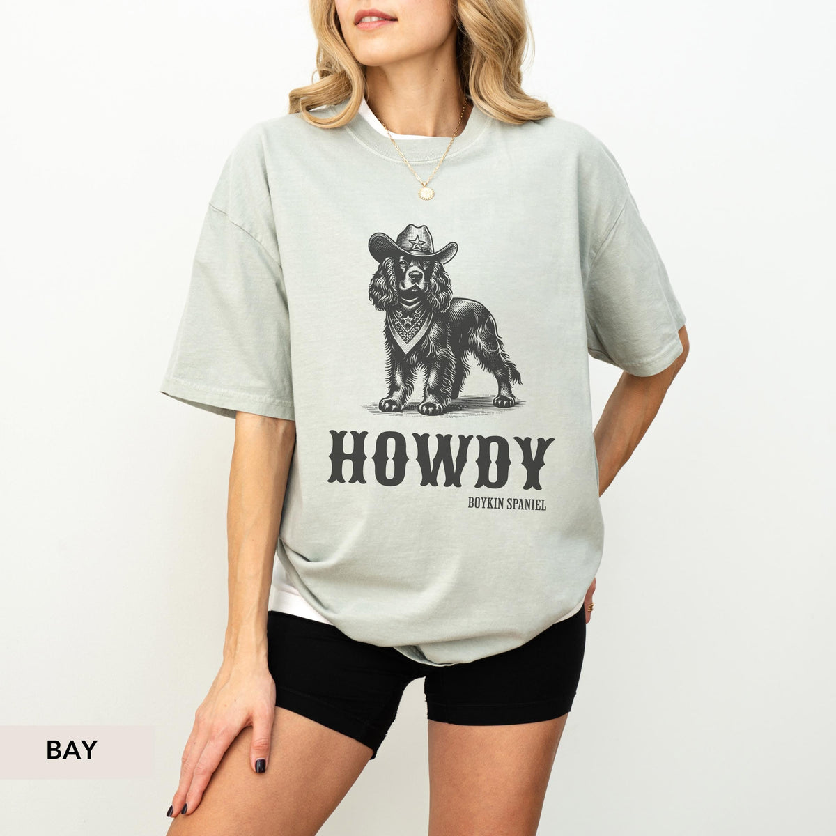 Howdy Boykin Spaniel Shirt, Boykin Spaniel, Boykin Spaniel Sweatshirt, Boykin Spaniel Gift, Boykin Spaniel Shirt, Dog Cowboy