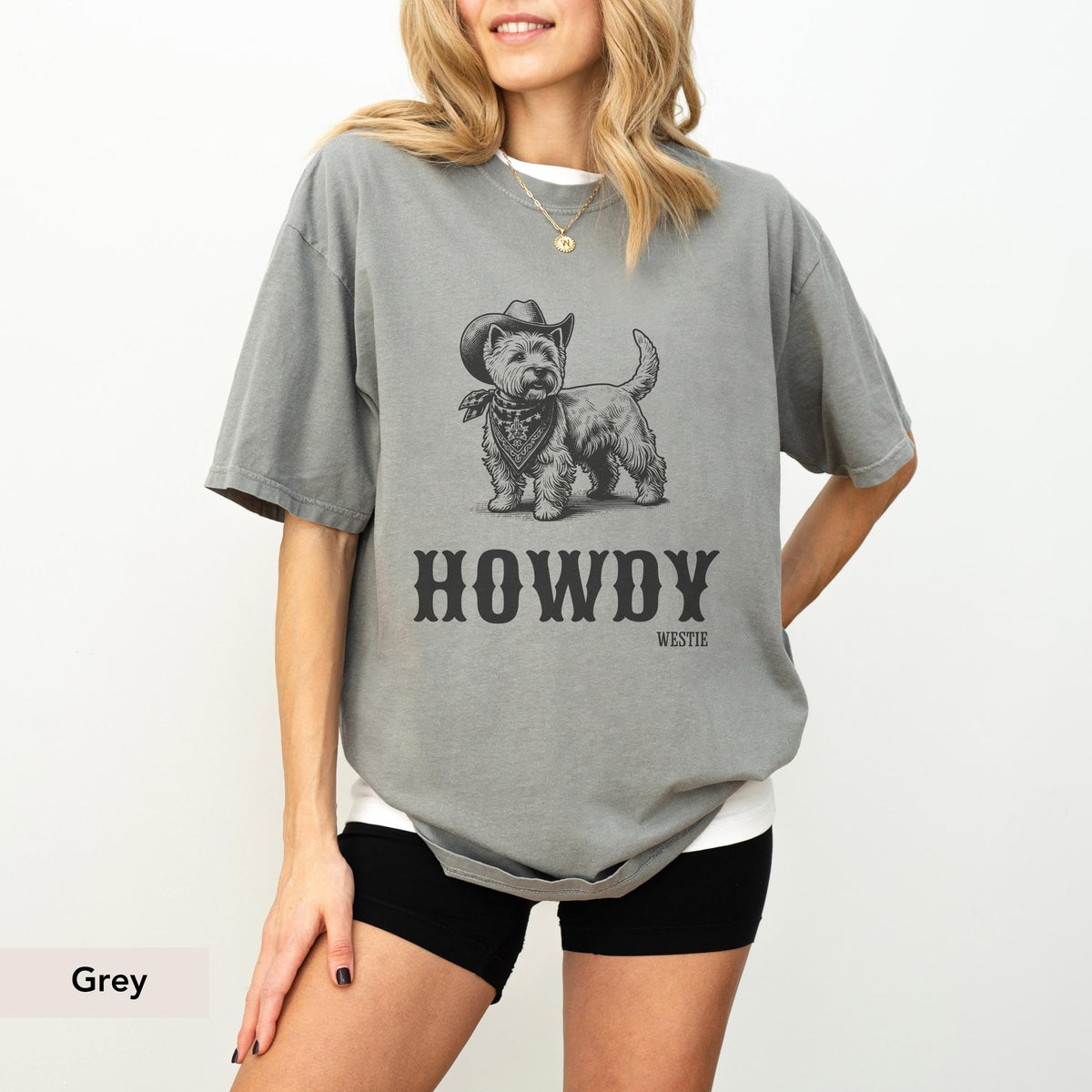 Howdy Westie Shirt, Westie, Westie Sweatshirt, Westie Gift, Westie Shirt, West Highland Terrier dog, Dog Cowboy, Westie lover gift