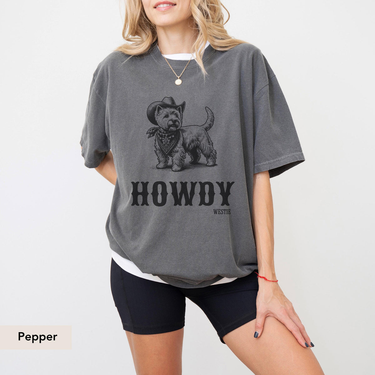 Howdy Westie Shirt, Westie, Westie Sweatshirt, Westie Gift, Westie Shirt, West Highland Terrier dog, Dog Cowboy, Westie lover gift