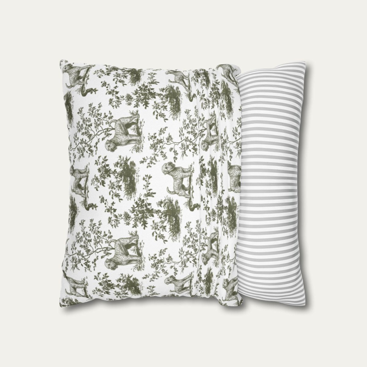 Wheaten Terrier Sage Green French Toile Pillow