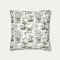 Akita Sage Green French Toile Pillow