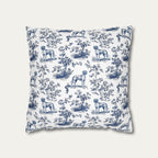 Great Dane Blue French Toile Pillow