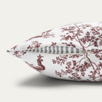 Bull Terrier Sage Green French Toile Pillow