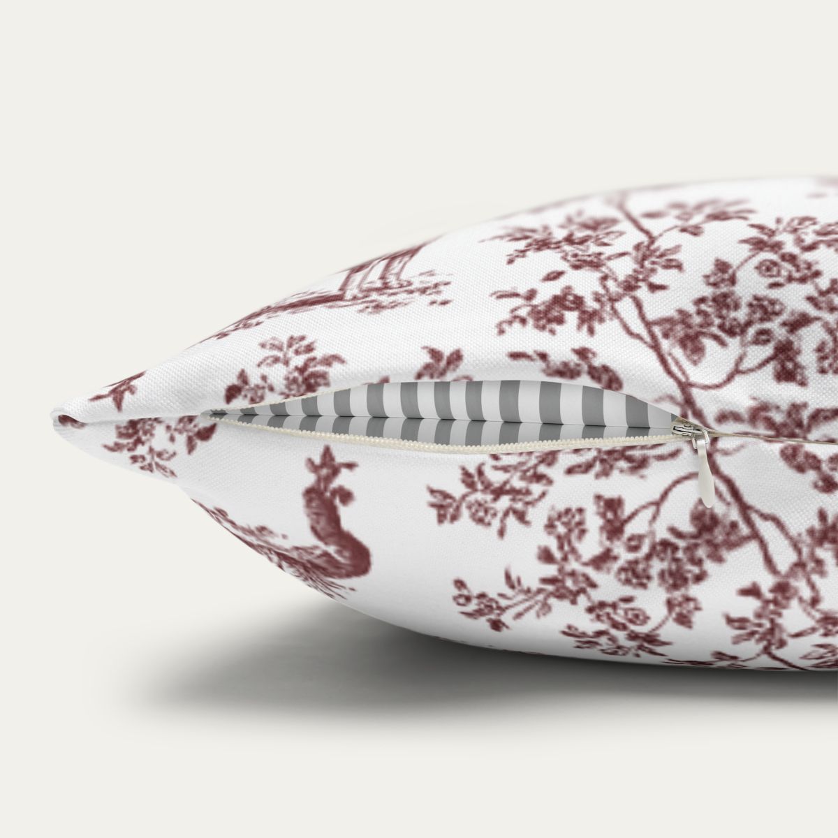 Bull Terrier Sage Green French Toile Pillow