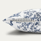 Shih Tzu Blue French Toile Pillow