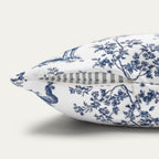 Rhodesian Ridgeback Blue French Toile Pillow