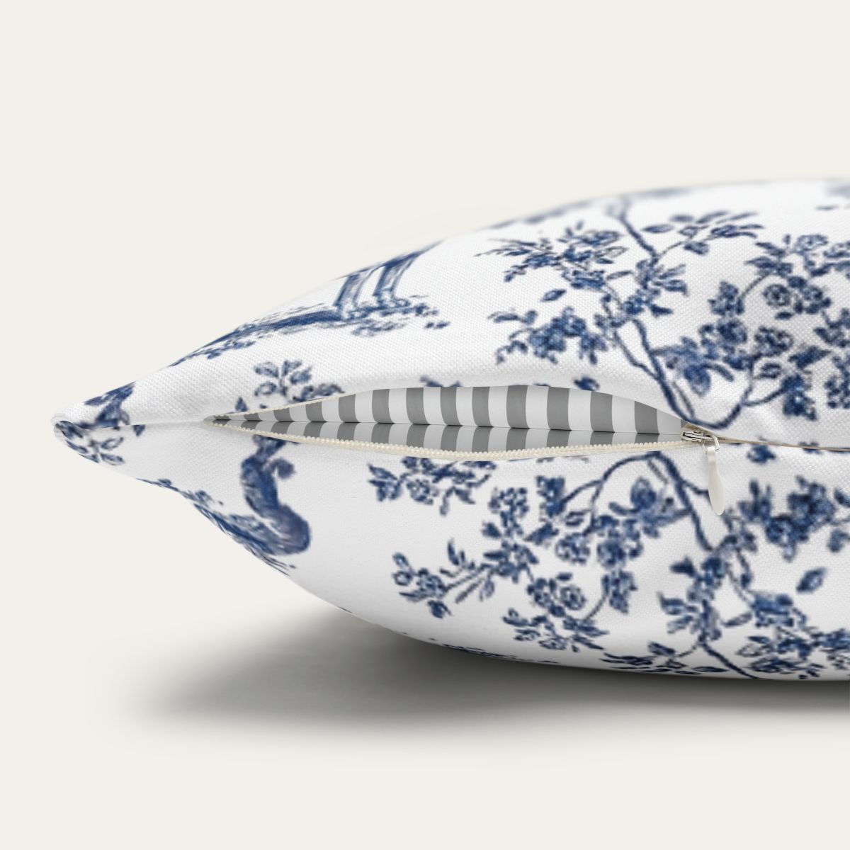 Rhodesian Ridgeback Blue French Toile Pillow