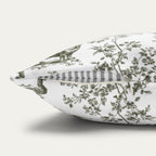 Dachshund Shorthaired Sage Green French Toile Pillow