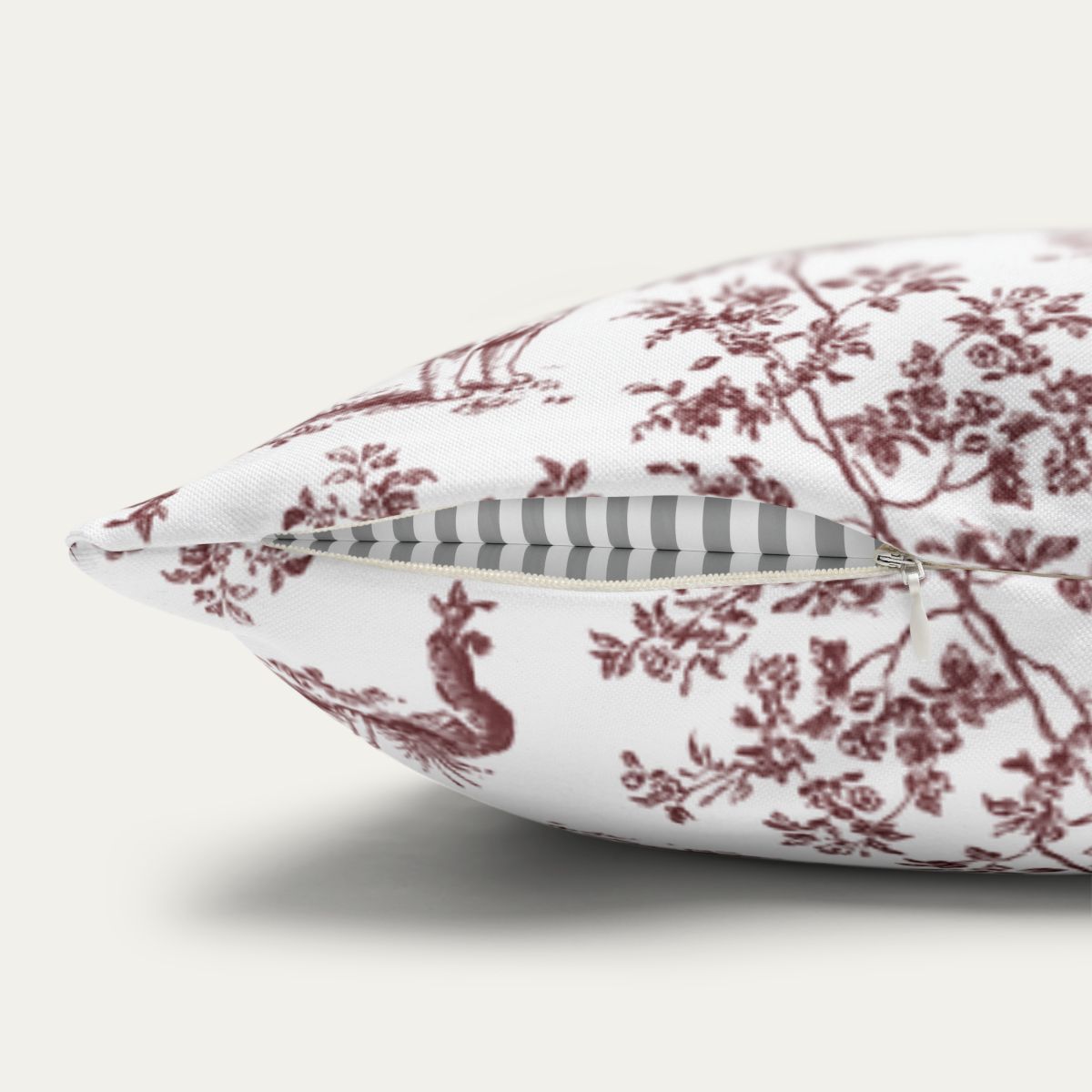 Alaskan Malamute Sage Green French Toile Pillow